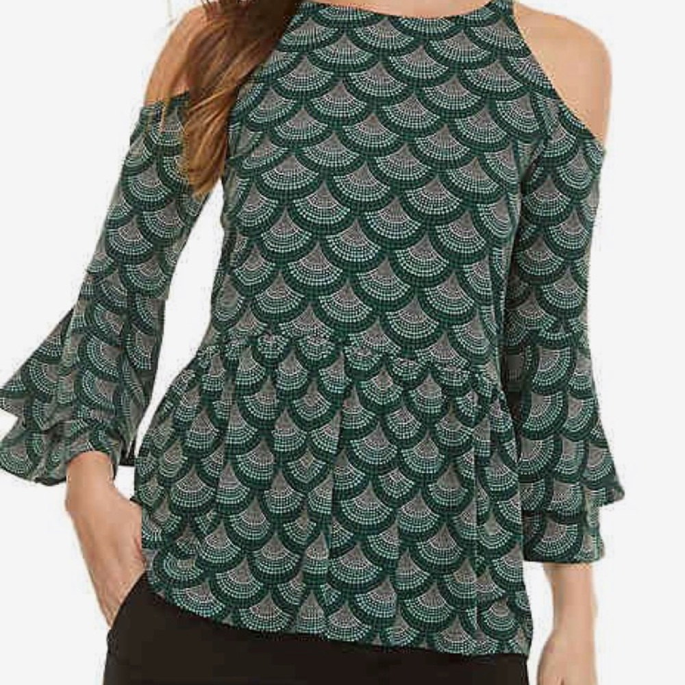 Michael Kors cold shoulder top